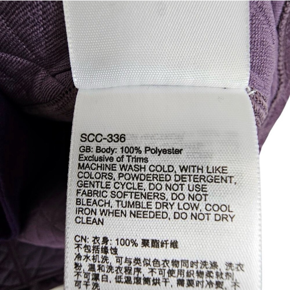 Marmot Sweatshirt Annie Pullover Sweatshirt Women XL Purple Quilted Sweatshirt - Picture 5 of 6